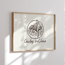 Load image into Gallery viewer, Cowboy Jesus art print