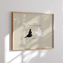 Load image into Gallery viewer, Woman touches Jesus, Mark 5:34 art print