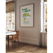 Load image into Gallery viewer, Green yellow the fruit of the spirit art print