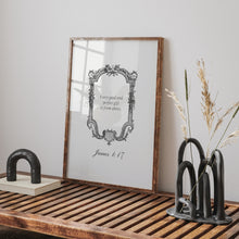 Load image into Gallery viewer, Vintage James 1:17 art print