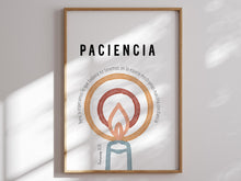 Load image into Gallery viewer, Boho set of 9 fruit of the spirit art prints in Spanish  07-231