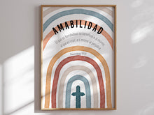 Load image into Gallery viewer, Boho set of 9 fruit of the spirit art prints in Spanish  07-231