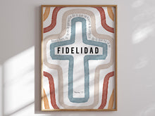 Load image into Gallery viewer, Boho set of 9 fruit of the spirit art prints in Spanish  07-231