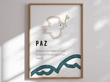 Load image into Gallery viewer, Boho set of 9 fruit of the spirit art prints in Spanish  07-231