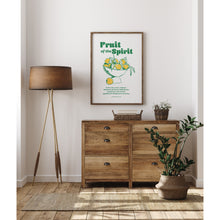 Load image into Gallery viewer, Green yellow the fruit of the spirit art print