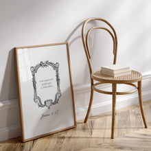 Load image into Gallery viewer, Vintage James 1:17 art print