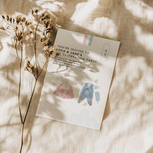 Load image into Gallery viewer, 0304 Korean Twins Hanbok 100 day invitation