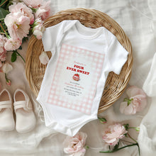 Load image into Gallery viewer, 0326 Pink Gingham Strawberry Forever Sweet Invite, Editable Girl 4th Birthday Template, Digital Download
