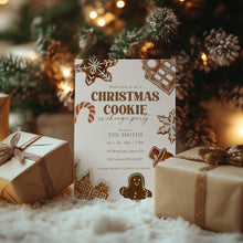 Load image into Gallery viewer, 2033 Christmas Cookie Exchange Invite, Kids Christmas Baking Party, Winter Holiday Digital download
