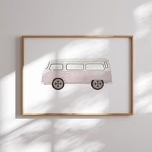 Load image into Gallery viewer, Watercolor pink girls room gallery wall art print 07-26501