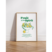 Load image into Gallery viewer, Green yellow the fruit of the spirit art print