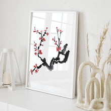 Load image into Gallery viewer, Korean Traditional tree line drawing art print 12-64