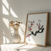 Load image into Gallery viewer, Korean Traditional tree line drawing art print 12-64