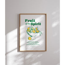 Load image into Gallery viewer, Green yellow the fruit of the spirit art print
