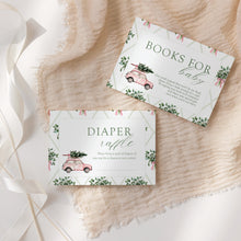 Load image into Gallery viewer, Winter Baby Shower Invitation Set, Christmas Baby Shower Mini Bundle Printable, Holiday Baby Shower Invite Diaper Raffle Books for Baby 2024