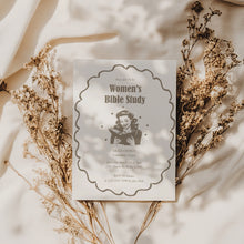 Load image into Gallery viewer, Womens Bible Study Invitation Church Women Faith Christian Gathering Template 0807