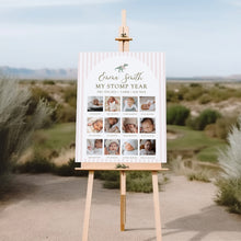 Load image into Gallery viewer, 0323 Editable Pink T-rex TuTu Birthday Photo Milestone Board | Printable Party Sign & Decor | Digital Download