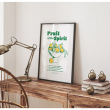 Load image into Gallery viewer, Green yellow the fruit of the spirit art print