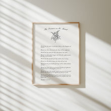 Load image into Gallery viewer, Vintage the sermon on the mountain art print