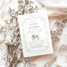 Load image into Gallery viewer, 2018 classic baby stroller invitation template