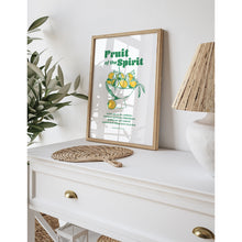 Load image into Gallery viewer, Green yellow the fruit of the spirit art print