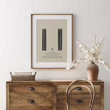 Load image into Gallery viewer, Moses parts the red sea, Crossing the red sea, exodus 14 art print