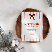 Load image into Gallery viewer, 2033 Merry Little Friendsmas Party Invite, Editable Christmas Holiday Template, Digital Download