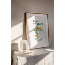 Load image into Gallery viewer, Green yellow the fruit of the spirit art print