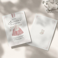 Load image into Gallery viewer, 0303 Pink Korean hanbok Doljanchi invitation
