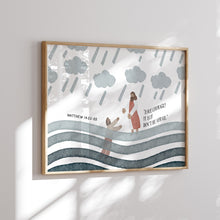 Load image into Gallery viewer, Matthew 14:22-23 art print 07-24404