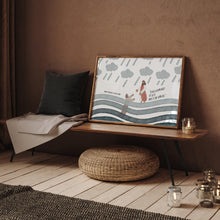 Load image into Gallery viewer, Matthew 14:22-23 art print 07-24404