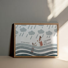 Load image into Gallery viewer, Matthew 14:22-23 art print 07-24404