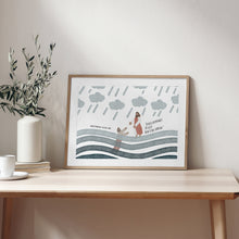 Load image into Gallery viewer, Matthew 14:22-23 art print 07-24404