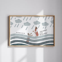 Load image into Gallery viewer, Matthew 14:22-23 art print 07-24404