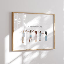 Load image into Gallery viewer, Watercolor we are children of God art print 07-259