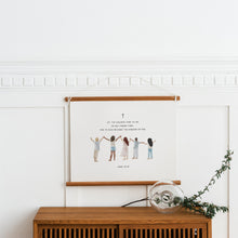 Load image into Gallery viewer, Mark 10, Let the little children come to me art print