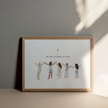 Load image into Gallery viewer, Watercolor we are children of God art print 07-259