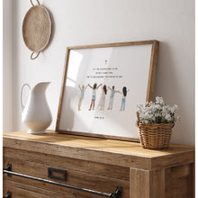 Load image into Gallery viewer, Mark 10, Let the little children come to me art print