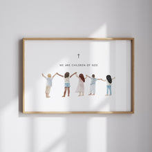 Load image into Gallery viewer, Watercolor we are children of God art print 07-259