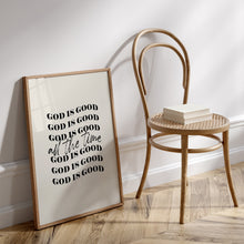 Load image into Gallery viewer, God is good art print