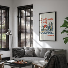 Load image into Gallery viewer, I will make a way bible verse Isiah 43:19 art print