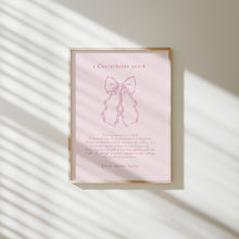 Load image into Gallery viewer, Pink aesthetic 1 Corinthians 13 art print