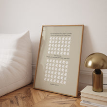 Load image into Gallery viewer, White seventy seven time Matthew 18:21-22 art print