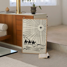 Load image into Gallery viewer, Three Wise Men Christmas Star Wall Art Print – Nativity Art Print 13-207