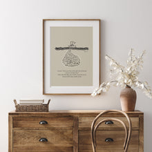 Load image into Gallery viewer, Jesus and the miraculous catch of fish, Throw your net, John 2:16 art print