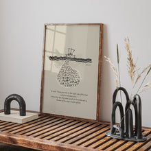 Load image into Gallery viewer, Jesus and the miraculous catch of fish, Throw your net, John 2:16 art print