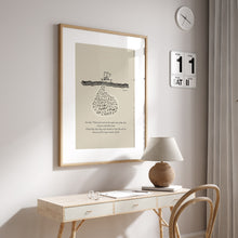 Load image into Gallery viewer, Jesus and the miraculous catch of fish, Throw your net, John 2:16 art print