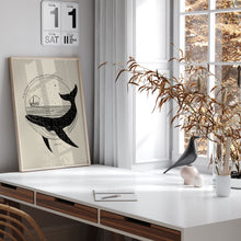 Load image into Gallery viewer, Jonah Whale art print