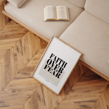 Load image into Gallery viewer, Faith over fear art print