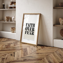 Load image into Gallery viewer, Faith over fear art print